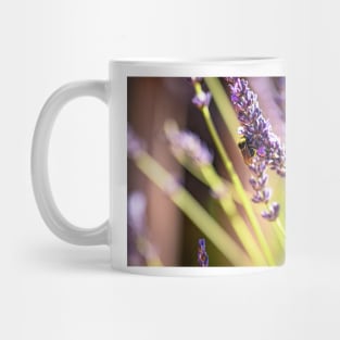 Bumblebee on lavender Mug